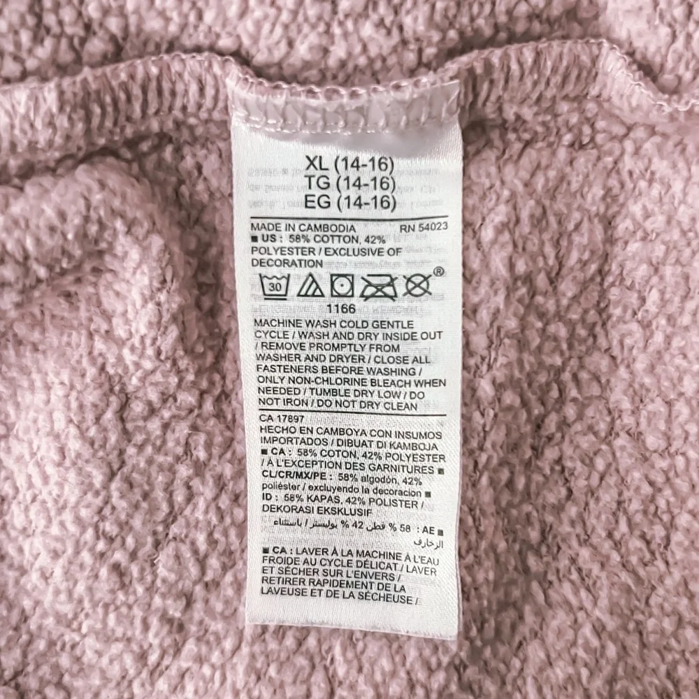Old Navy Girls Tie Dye Logo Hoodie, Size XL (14-16)